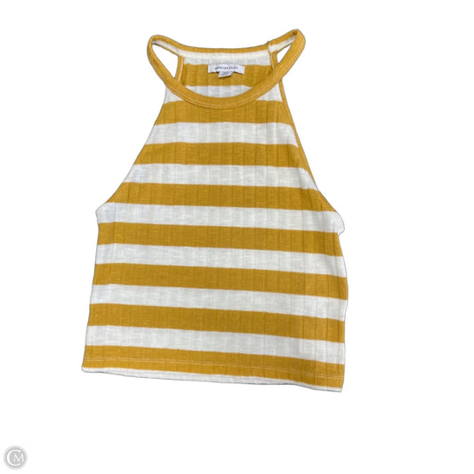 Top Sleeveless By American Eagle In Zebra Print, Size: S