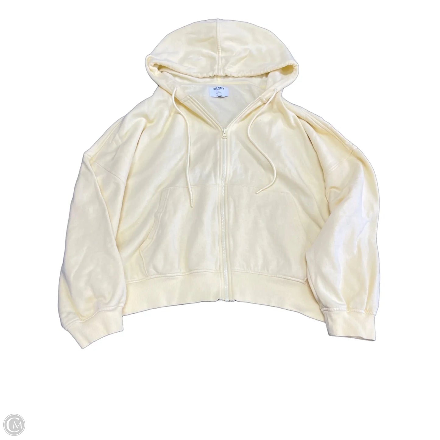 Sweatshirt Hoodie By Old Navy In Yellow, Size: 2x