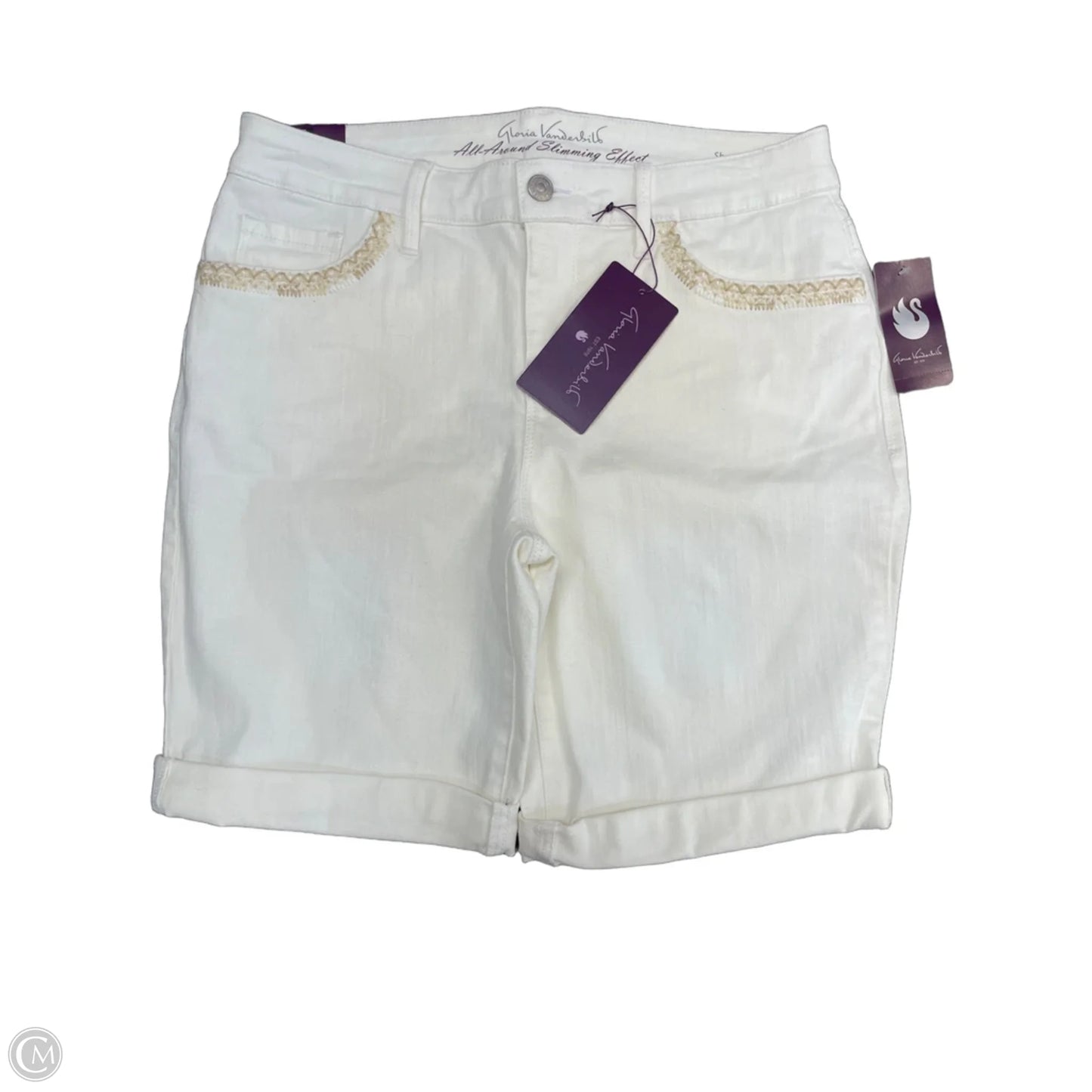 Shorts By Gloria Vanderbilt In White, Size: 4