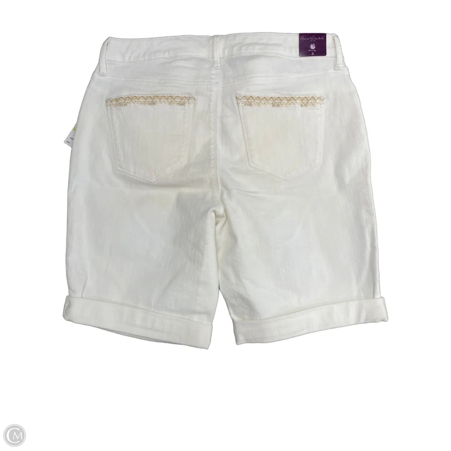 Shorts By Gloria Vanderbilt In White, Size: 4