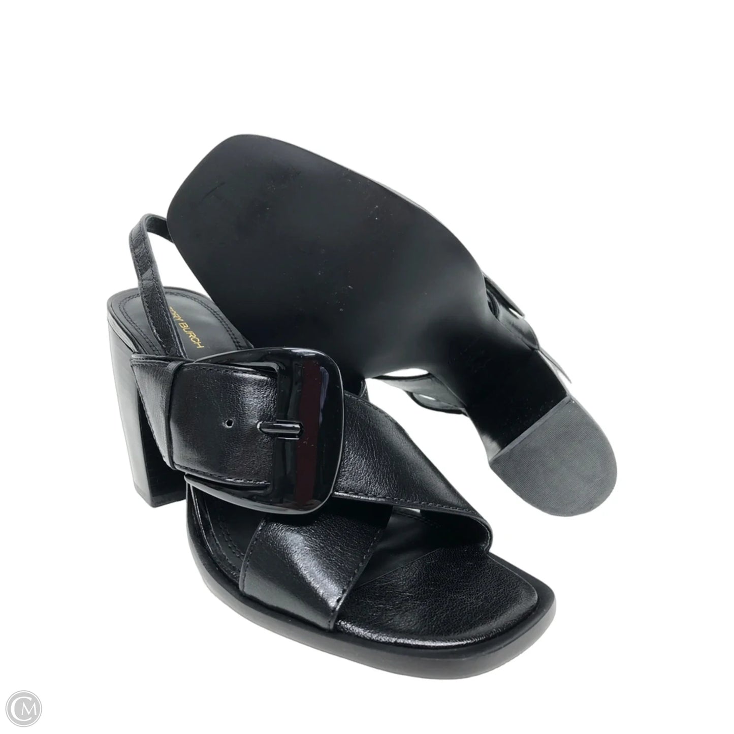 Sandals Designer By Tory Burch In Black, Size: 10