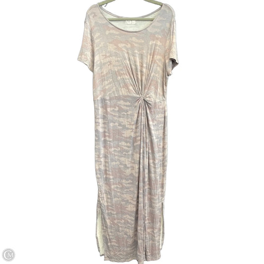 Dress Casual Midi By Maurices In Camouflage Print, Size: L