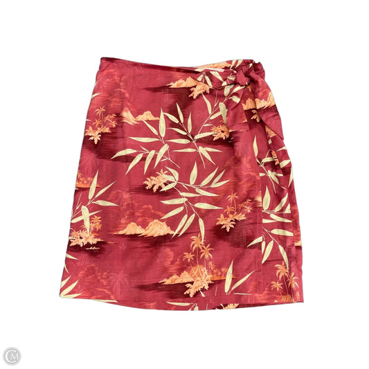 Skirt Midi By Tommy Bahama In Red, Size: L