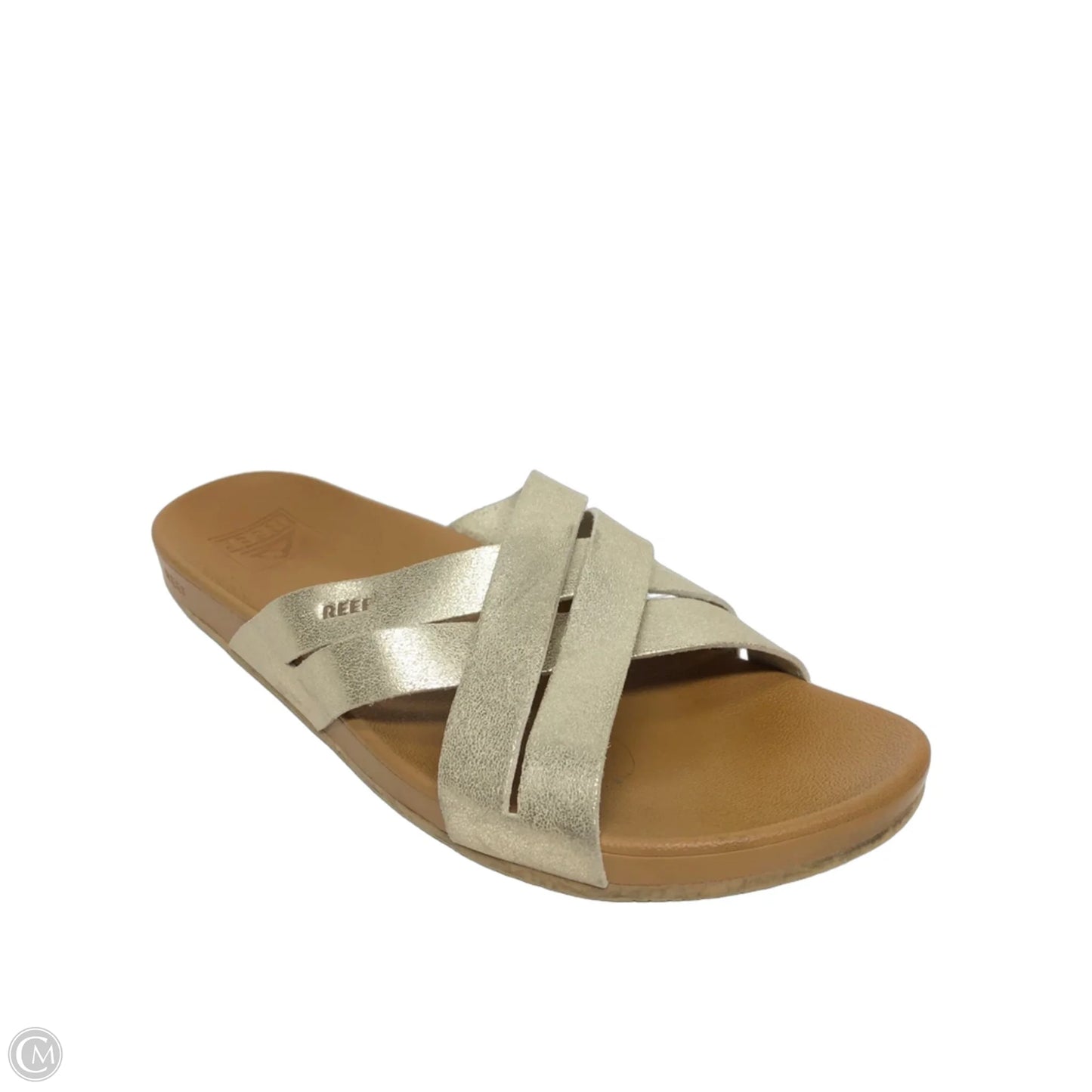 Sandals Flats By Reef In Gold, Size: 10