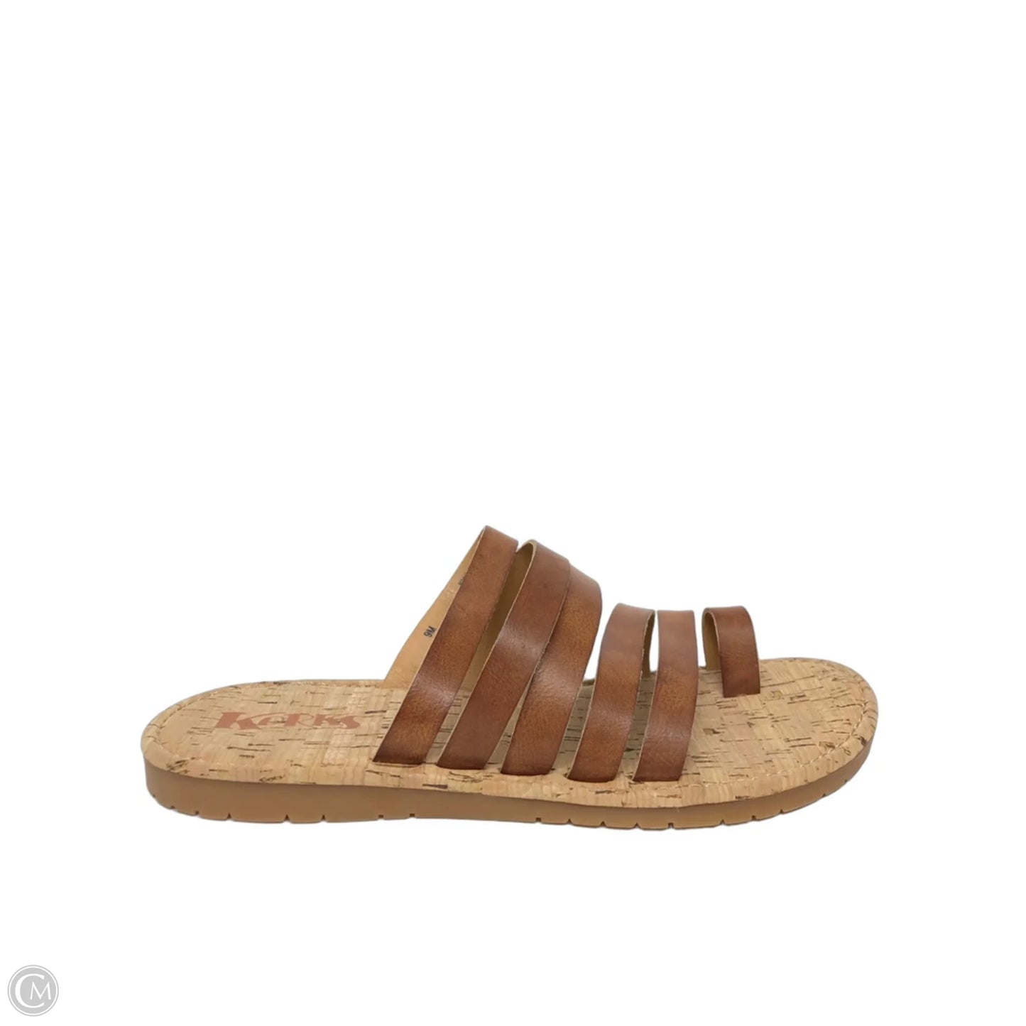 Sandals Flats By Korks In Tan, Size: 9