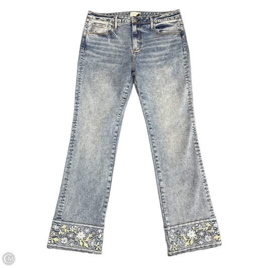 Jeans Straight By Driftwood In Blue Denim, Size: 14