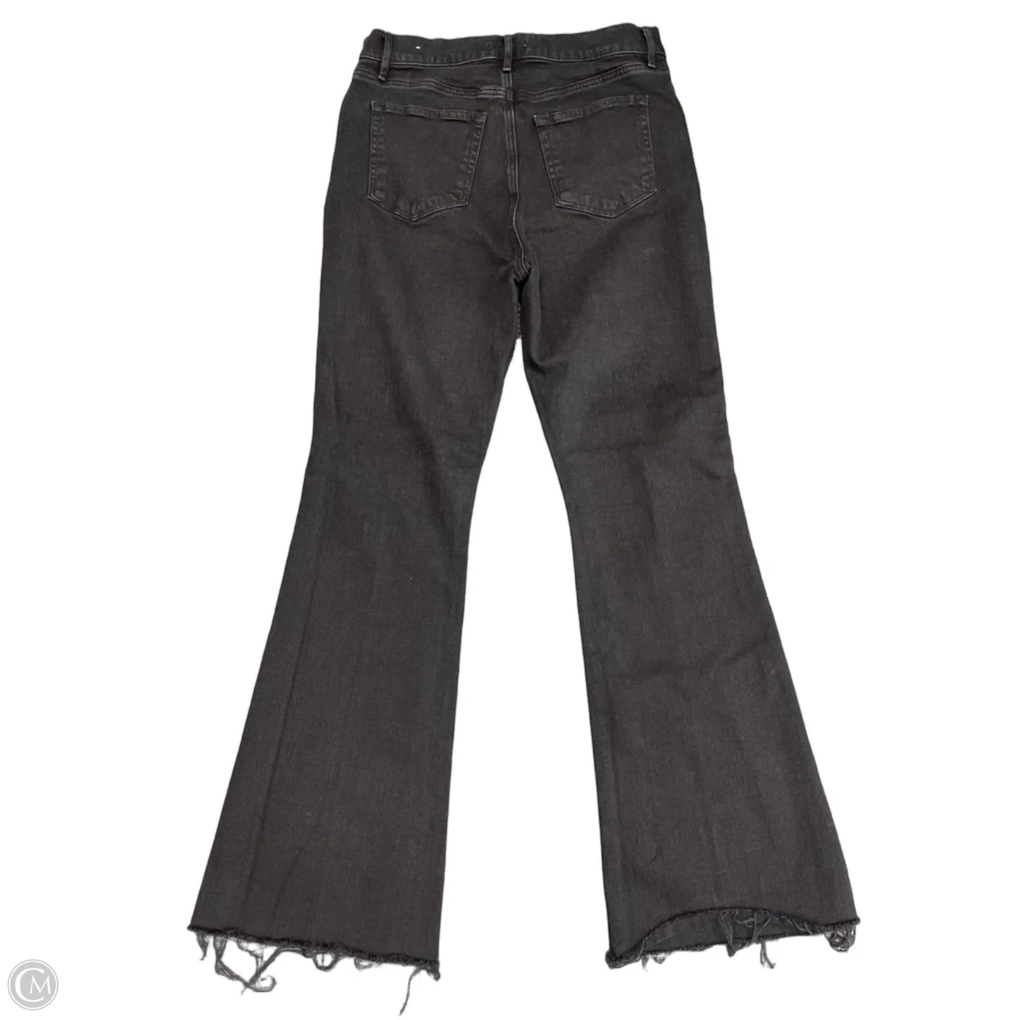 Jeans Flared By Loft In Black, Size: 10