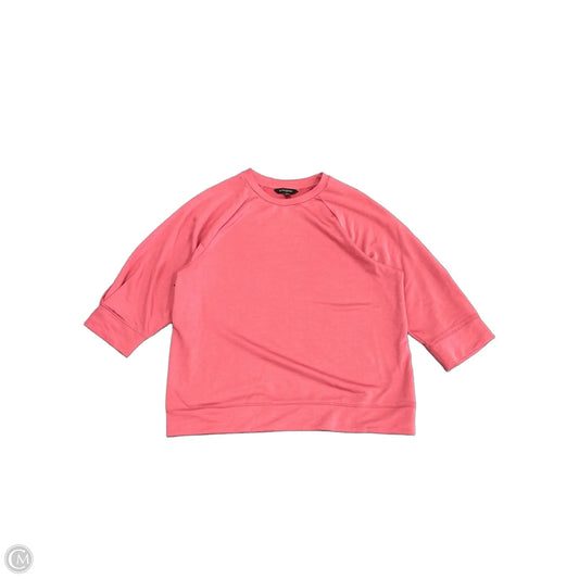 Top Short Sleeve By Banana Republic In Pink, Size: S
