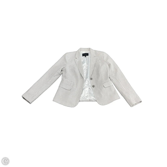 Blazer By Banana Republic In Grey & White, Size: 6