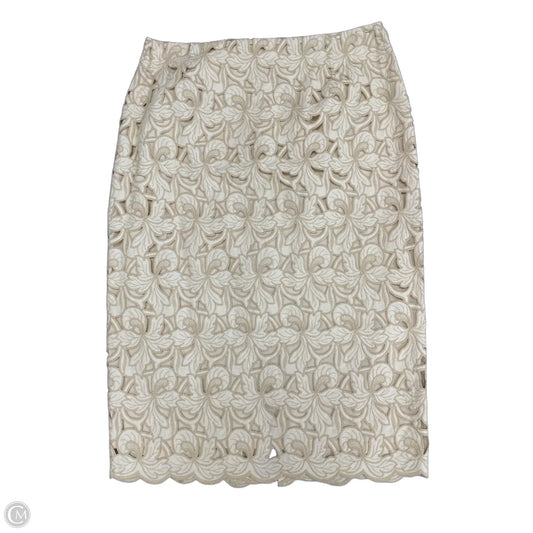 Skirt Midi By Antonio Melani In Beige, Size: 6