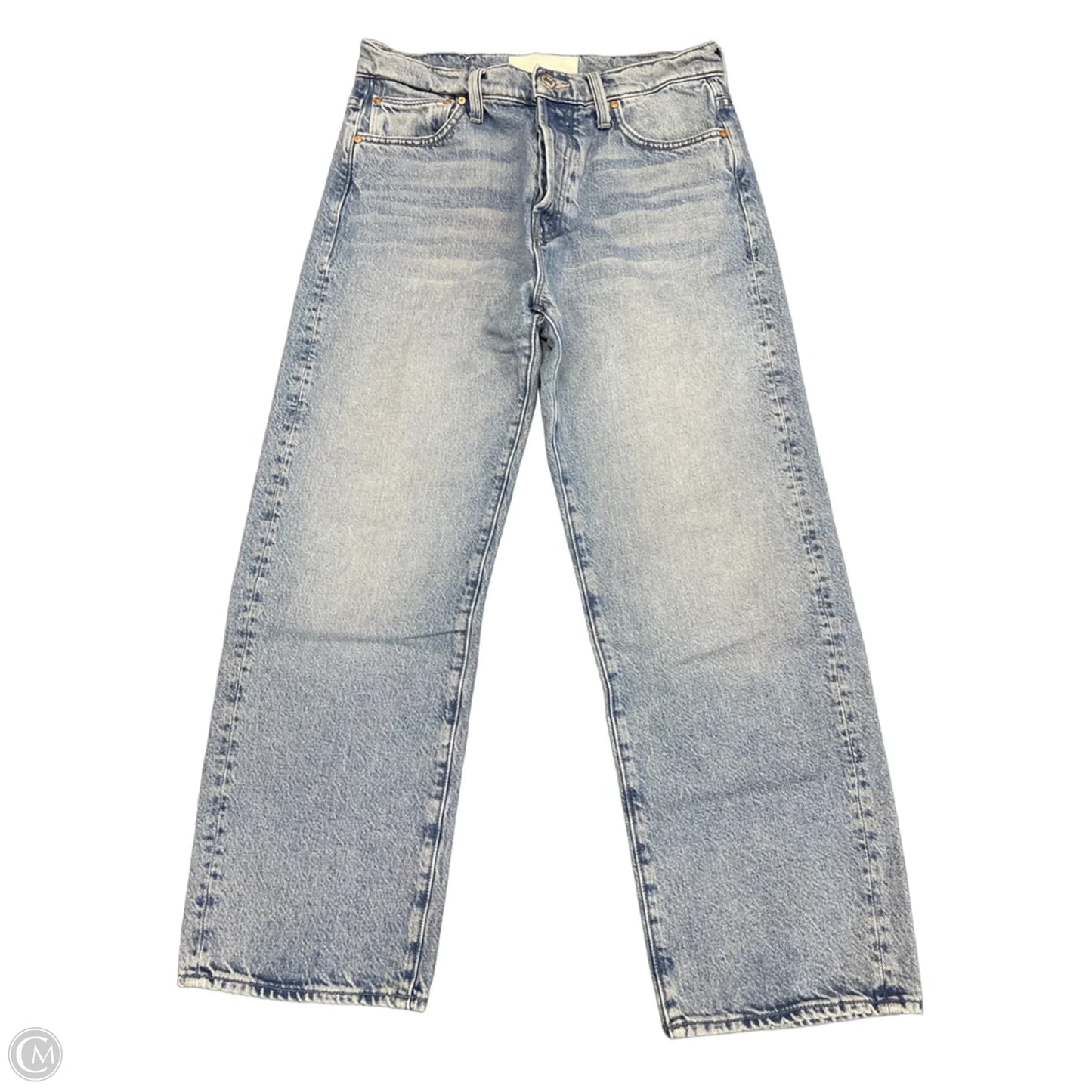 Jeans Straight By Mother In Blue Denim, Size: 2