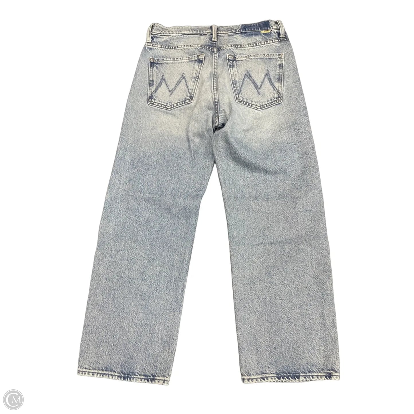 Jeans Straight By Mother In Blue Denim, Size: 2