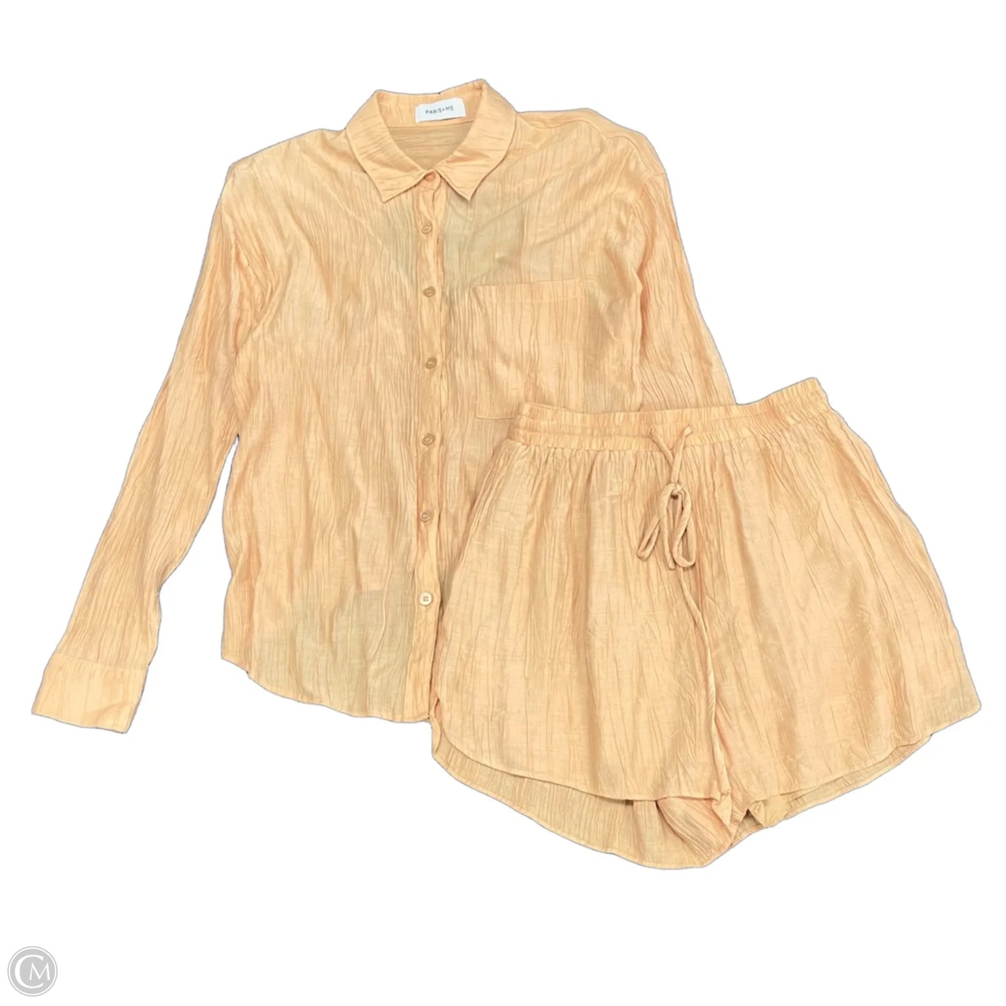 Shorts Set By Cmc In Orange, Size: S