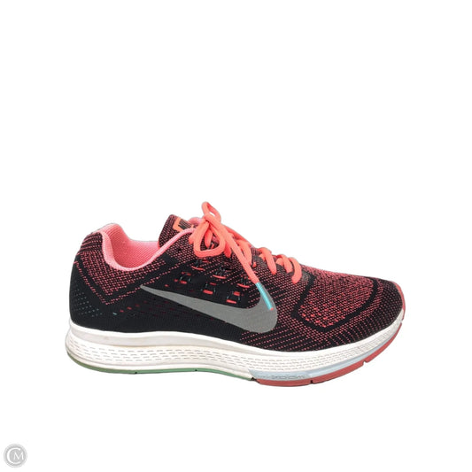 Shoes Athletic By Nike In Black & Orange, Size: 9