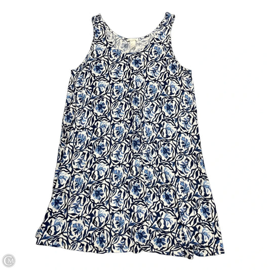 Dress Casual Short By H&m In Blue & White, Size: L