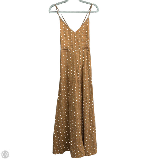 Dress Casual Maxi By A New Day In Brown & White, Size: M