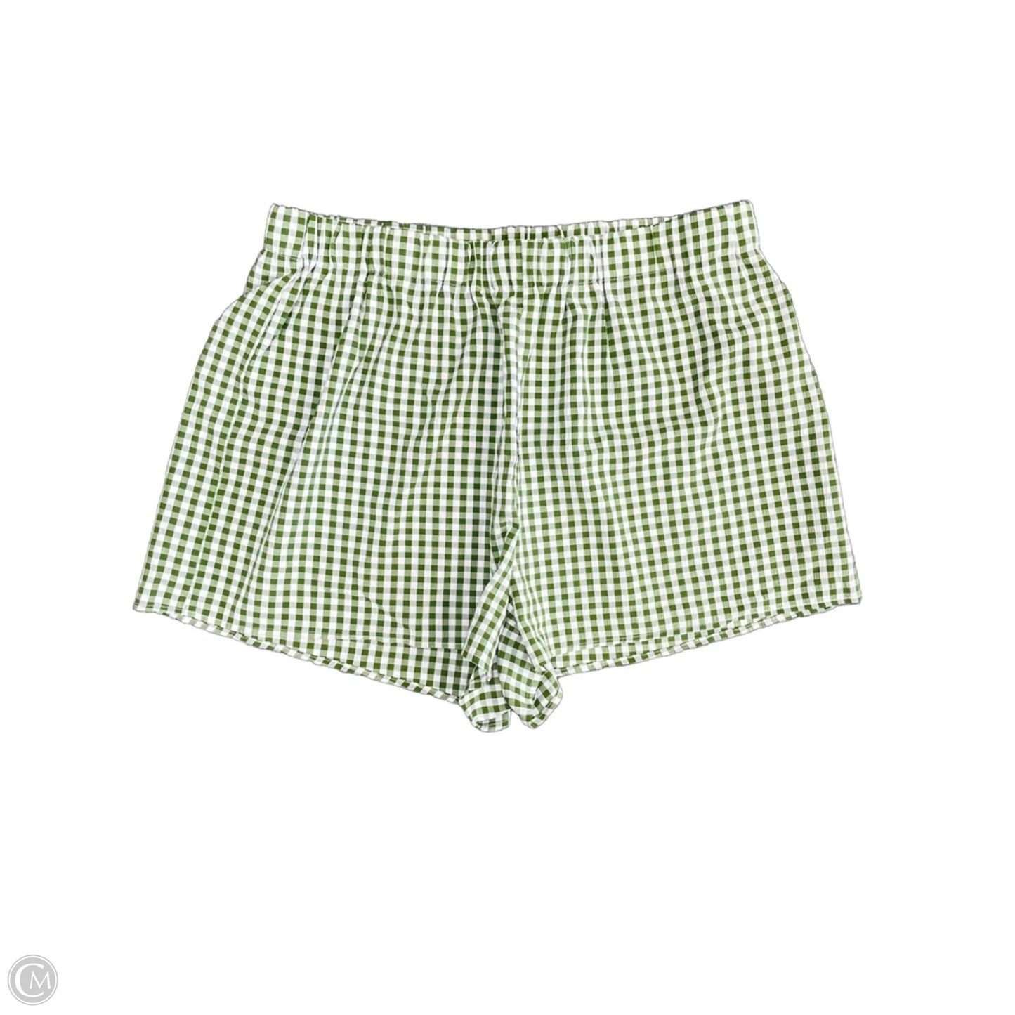 Shorts By Shein In Green & White, Size: 2x