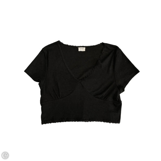 Top Short Sleeve By Cotton On In Black, Size: Xl