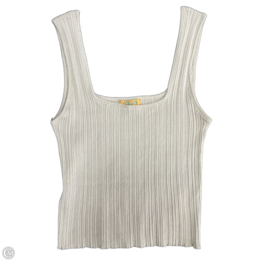 Tank Top By Clothes Mentor In Beige, Size: L