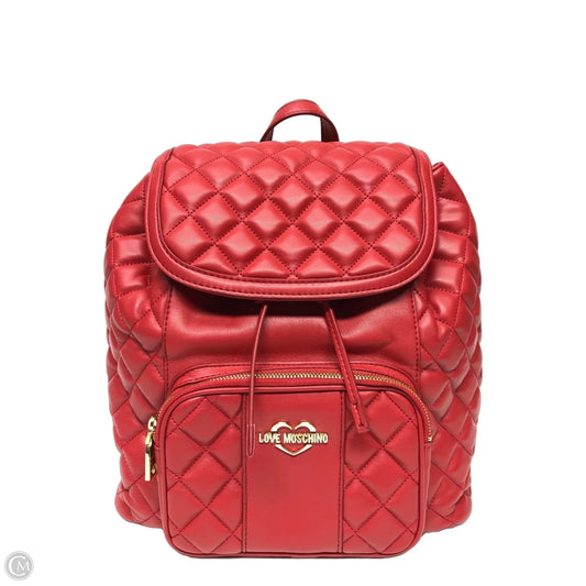 Backpack By Love Moschino, Size: Medium