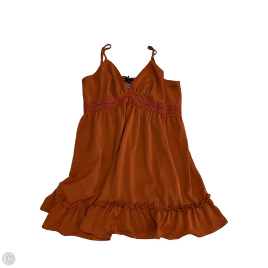 Dress Casual Short By Cider In Brown, Size: 2x