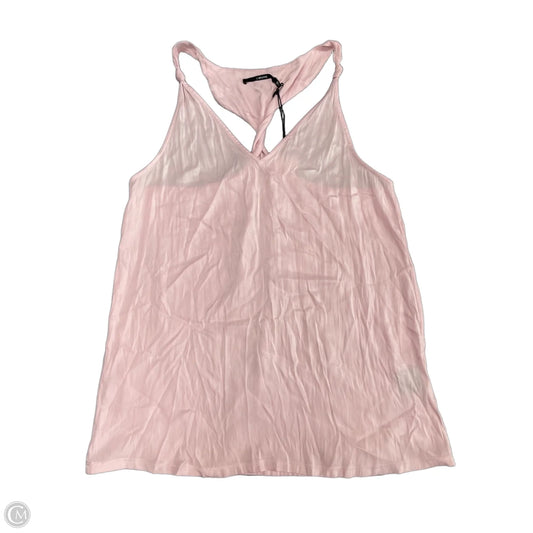 Top Sleeveless By J Brand In Pink, Size: S