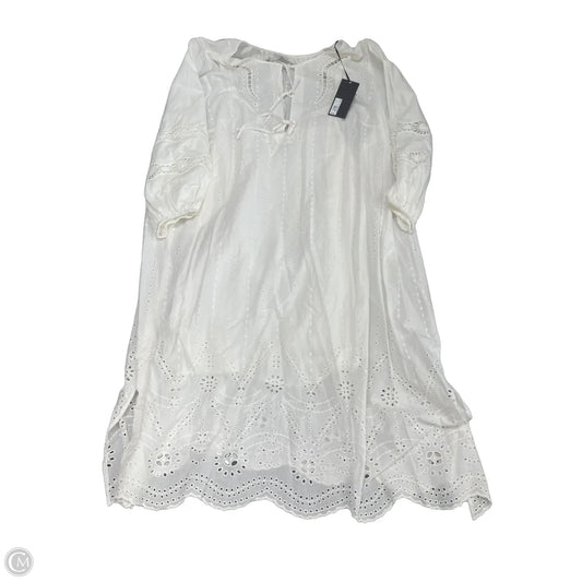 Dress Casual Midi By Future Collective In White, Size: 3x