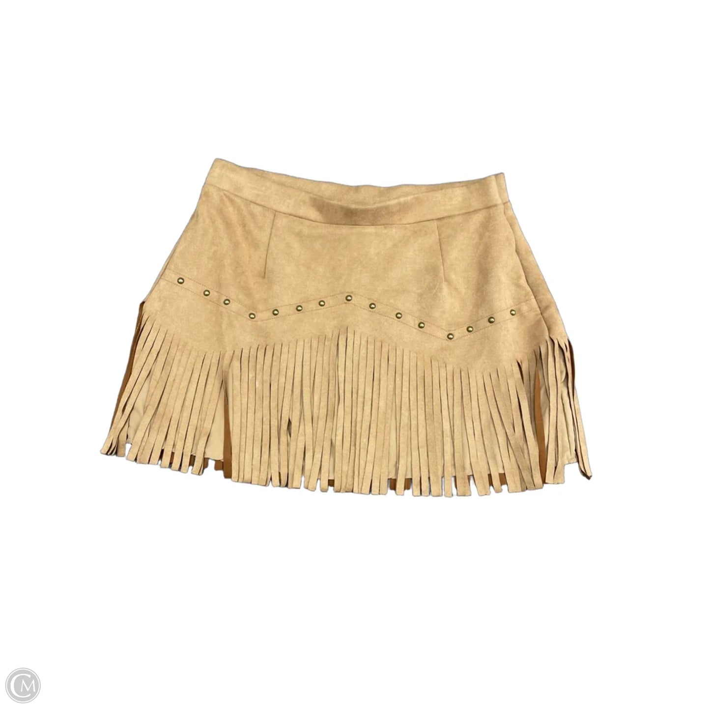 Skirt Mini & Short By Shein In Tan, Size: 1x