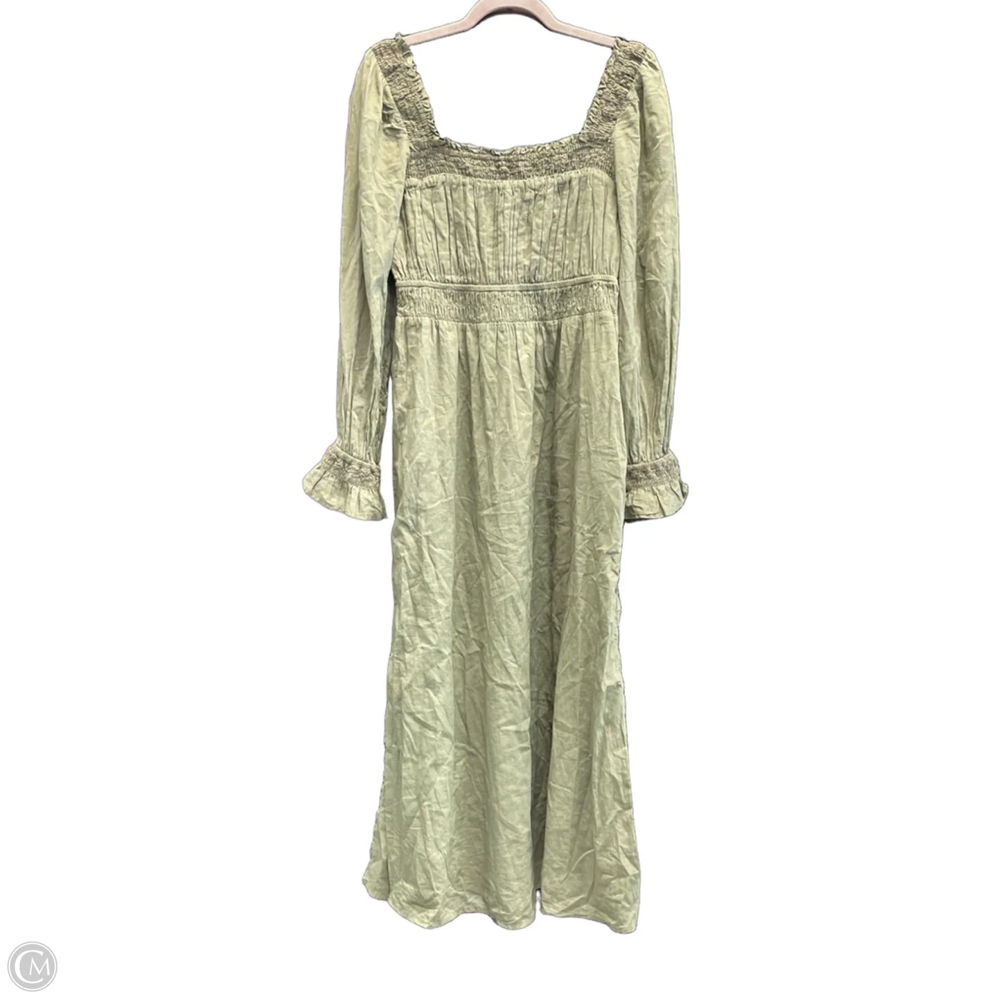Dress Casual Midi By Gap In Green, Size: S