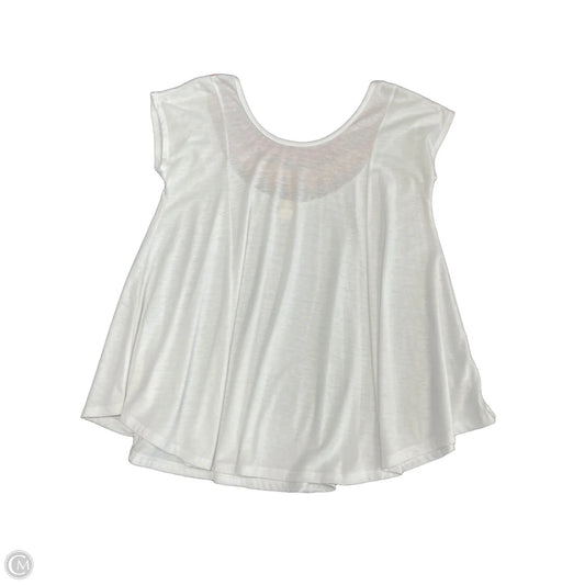 Top Short Sleeve By Clothes Mentor In White, Size: Xs