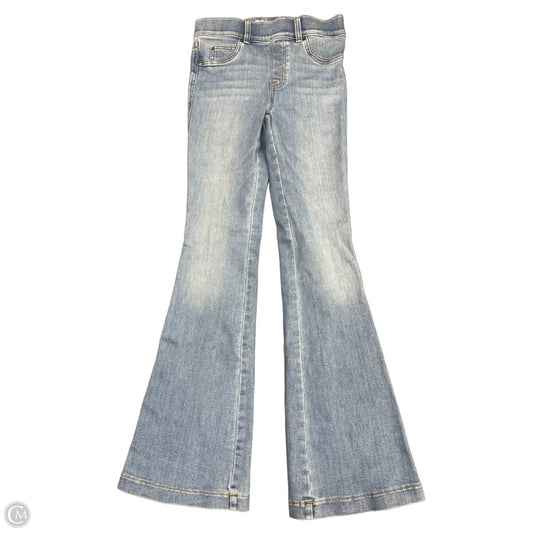 Jeans Flared By Spanx In Blue Denim, Size: Xs