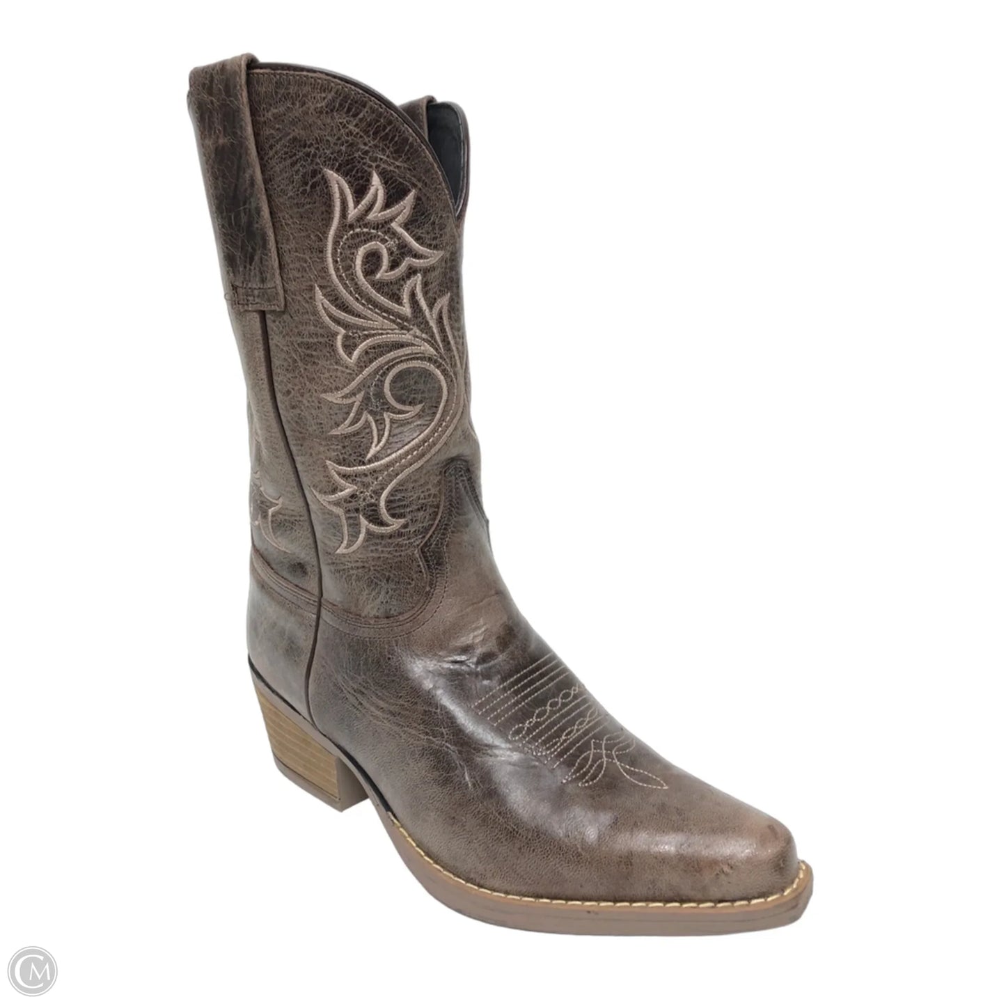 Boots Western By Clothes Mentor In Brown, Size: 9