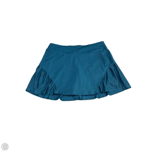 Athletic Skort By Under Armour In Teal, Size: L