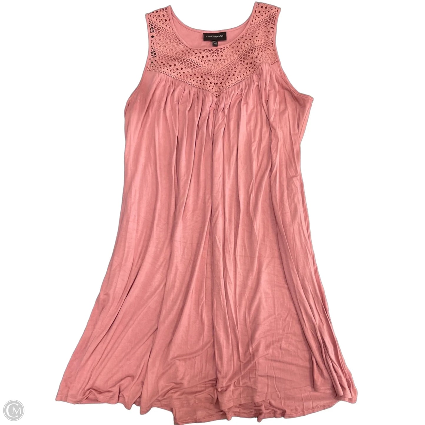 Dress Casual Short By Lane Bryant In Pink, Size: 16