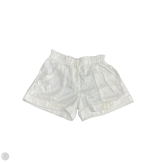 Shorts By Bcbgmaxazria In White, Size: M