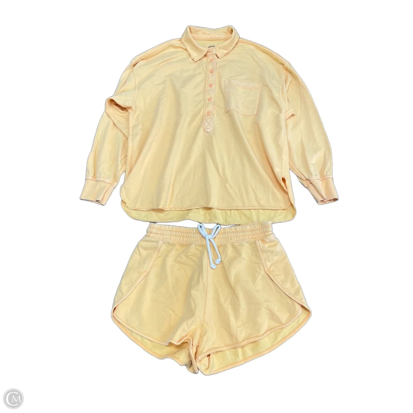 Shorts Set By Aerie In Yellow, Size: S