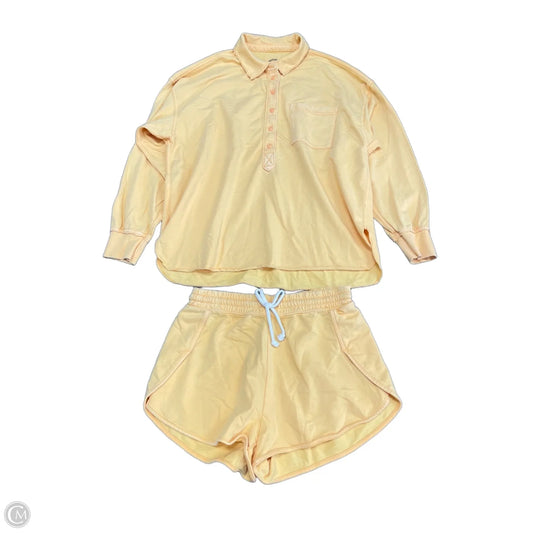 Shorts Set By Aerie In Yellow, Size: S