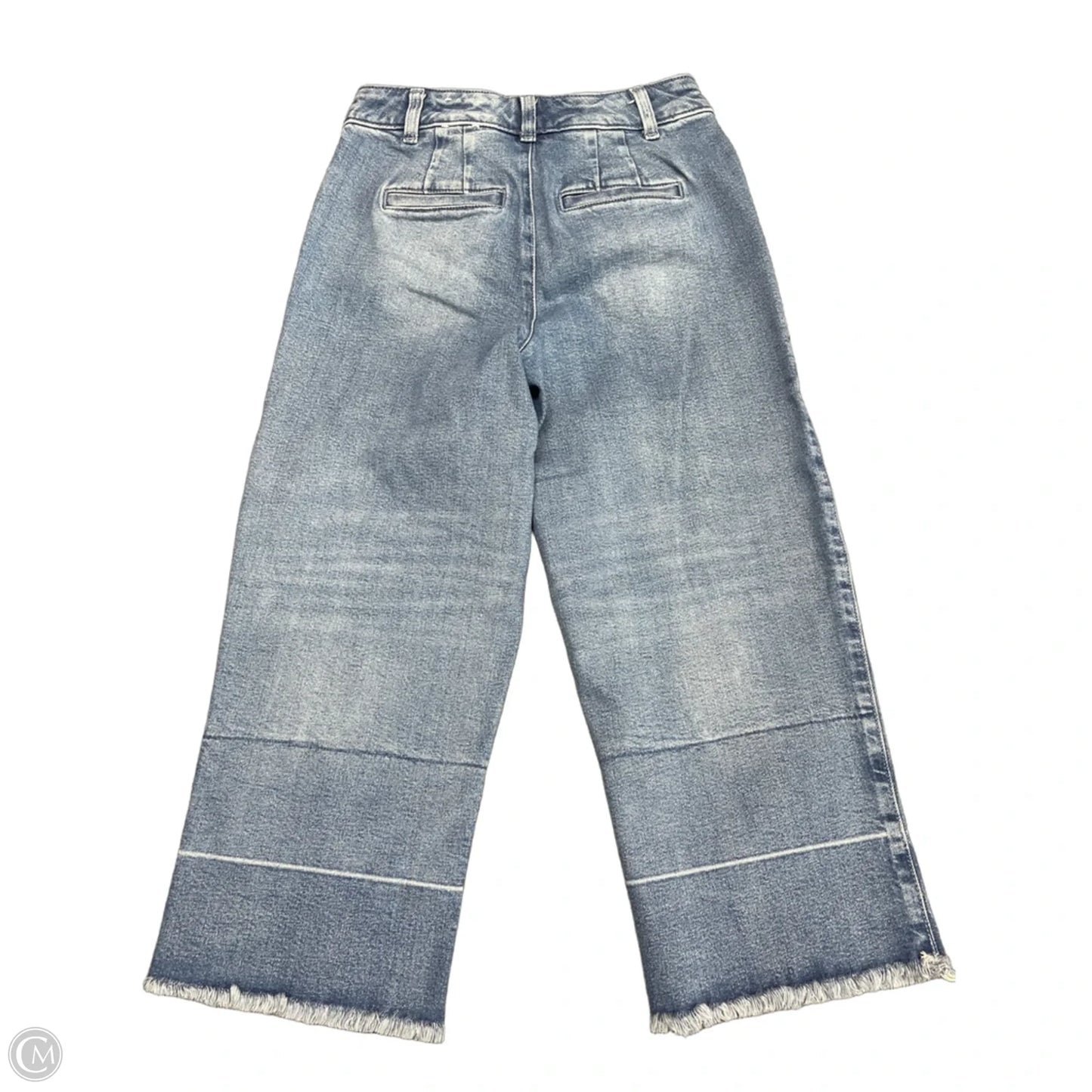 Jeans Wide Leg By Talbots In Blue Denim, Size: 2p