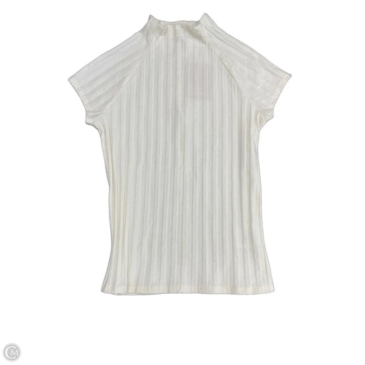 Top Short Sleeve By Reformation In Cream, Size: M