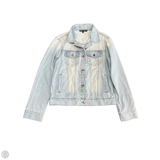 Jacket Denim By Glitzy Girlz In Multi-colored, Size: S