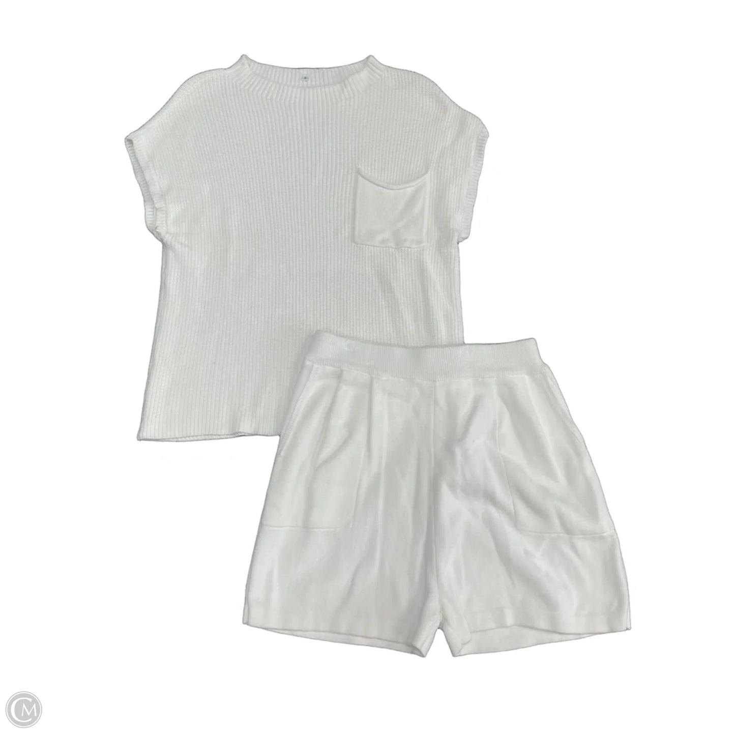 Lounge Set Shorts By Cmf In White, Size: S