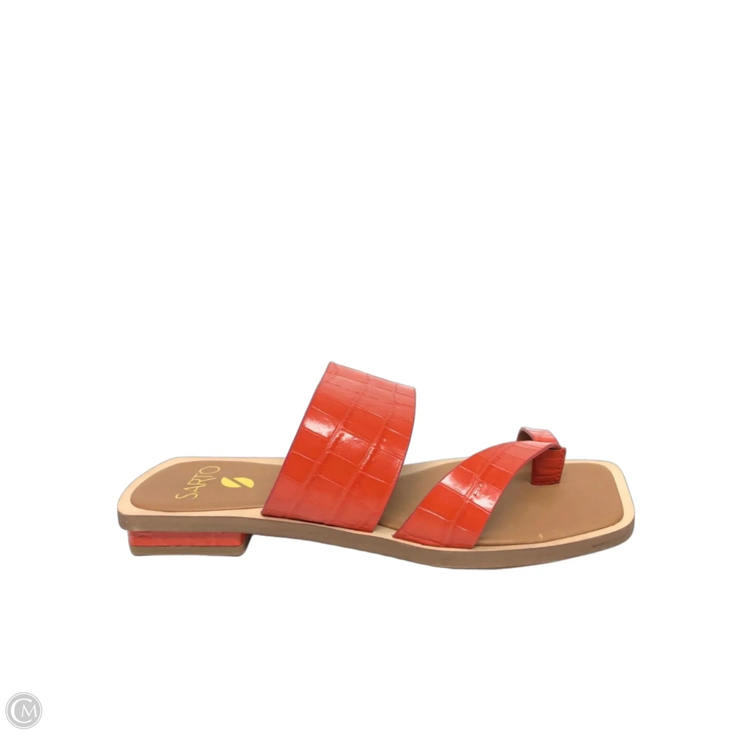 Sandals Flats By Franco Sarto In Orange, Size: 7