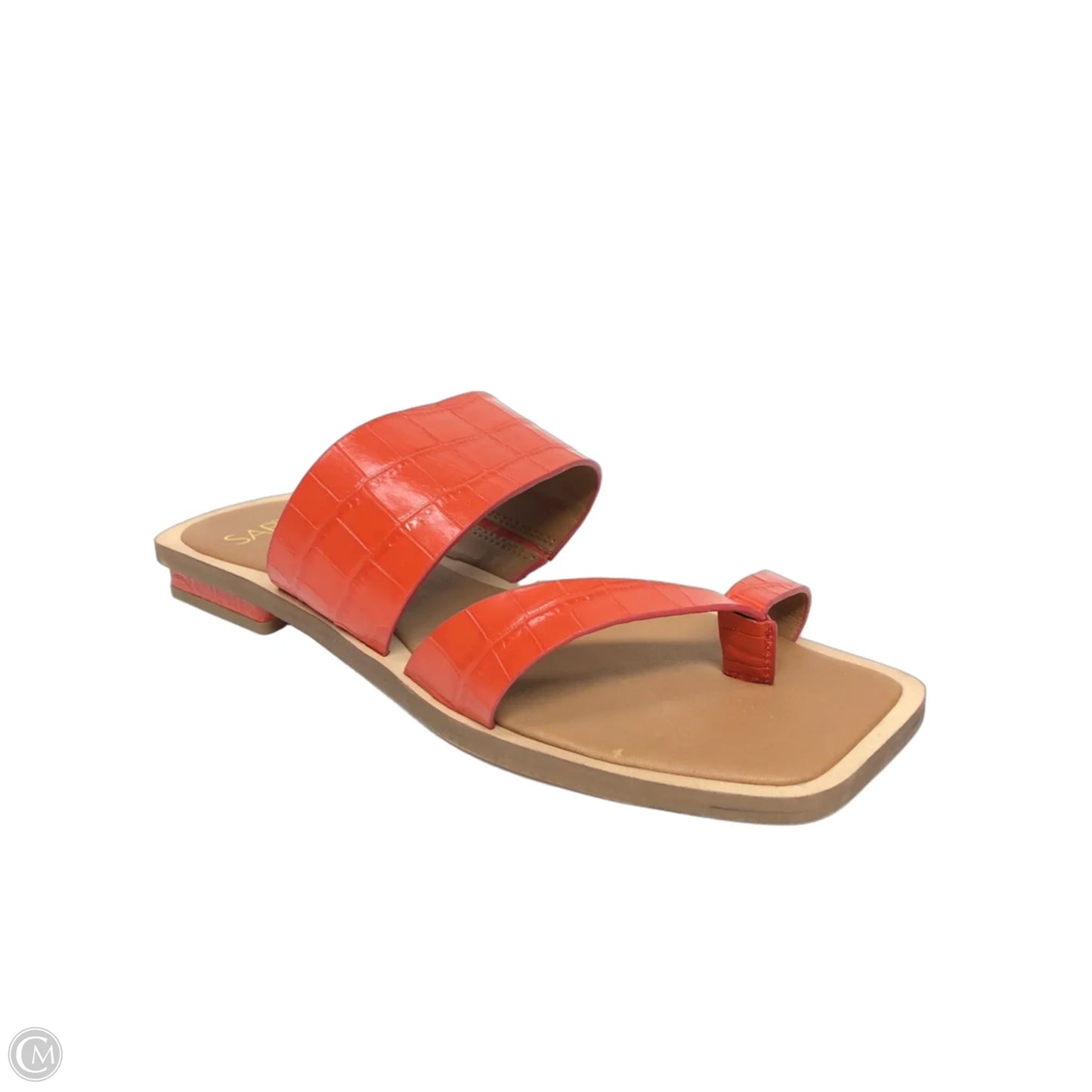 Sandals Flats By Franco Sarto In Orange, Size: 7