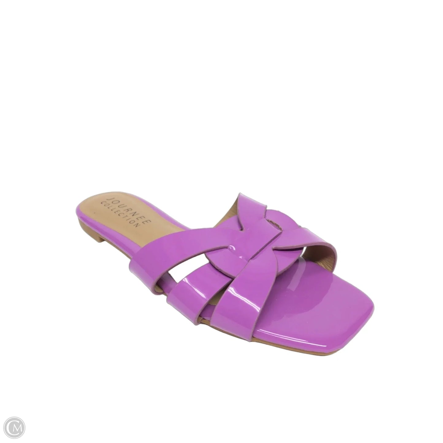 Sandals Flats By Journee In Purple, Size: 6.5