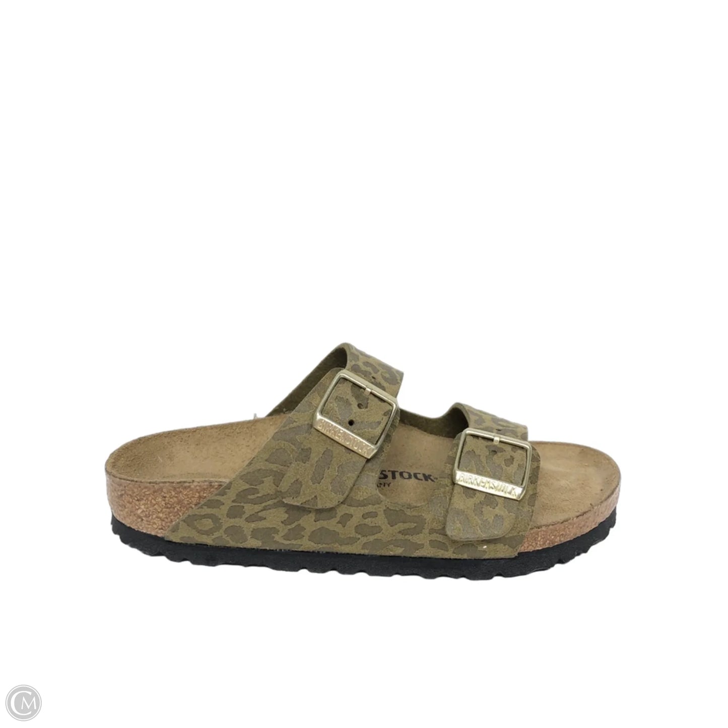 Sandals Flats By Birkenstock In Brown, Size: 5