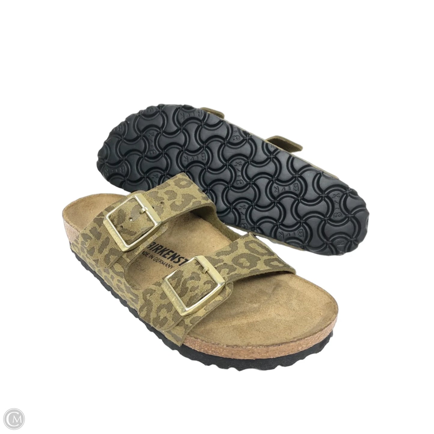 Sandals Flats By Birkenstock In Brown, Size: 5