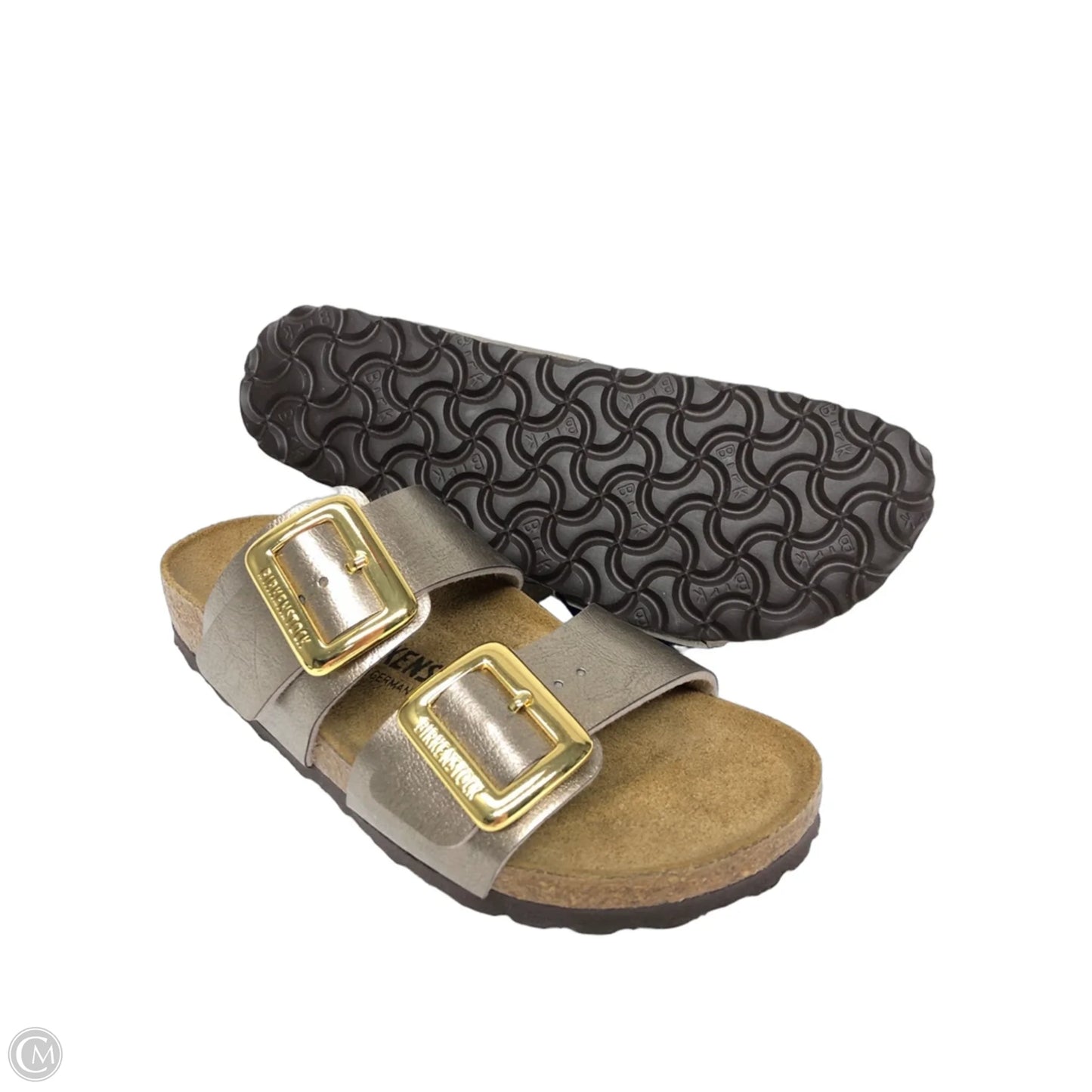 Sandals Flats By Birkenstock In Bronze, Size: 6