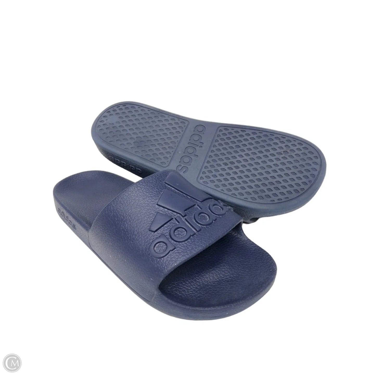 Slippers By Adidas In Navy, Size: 6