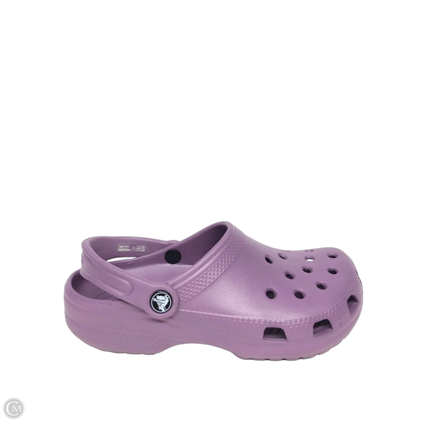 Sandals Flats By Crocs In Purple, Size: 7