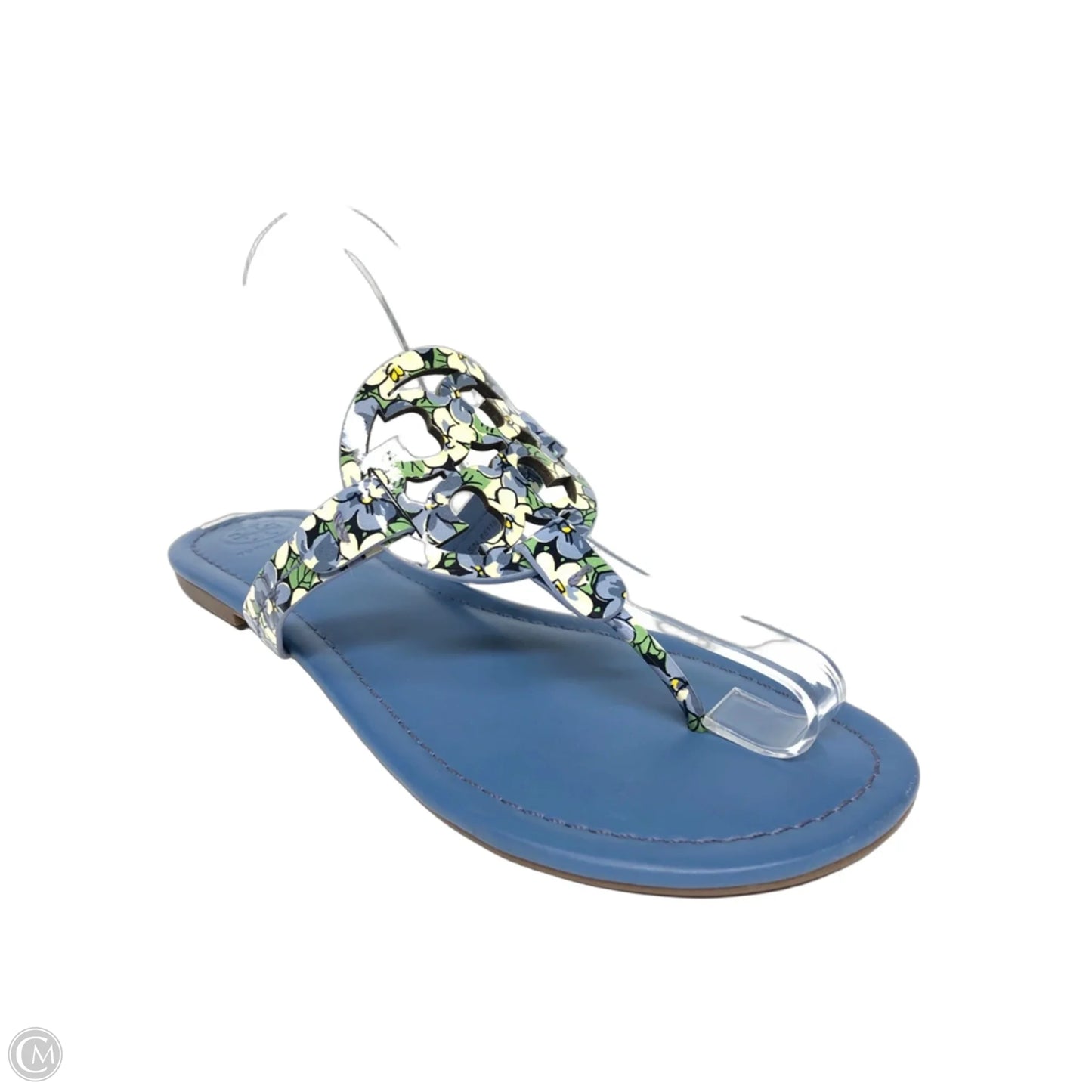 Sandals Designer By Tory Burch In Blue, Size: 8